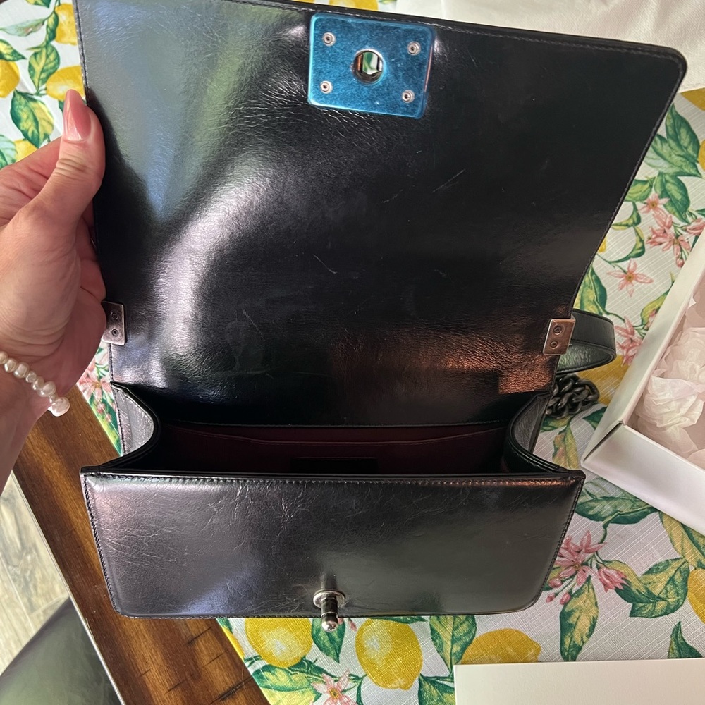 Chanel Medium Chain Boy Bag - Picture 12 of 14